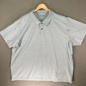 Falls Creek Polo Shirt Mens XXXL Gray Performance Short Sleeve‎ Casual